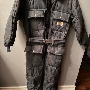 Walls Blizzard Pruf Quilted Insulated Vintage Coveralls Medium USA Made